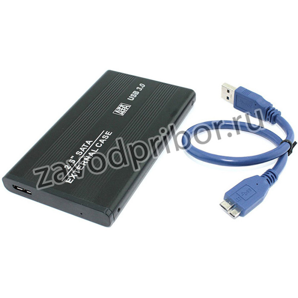 Бокс для жесткого диска 2,5" алюминиевый USB 3.0 DM-2501 черный