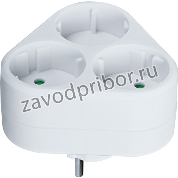 Разветвитель Navigator 94 694 NAD-S-3X-WH 3 гн. (треугольник) б/з