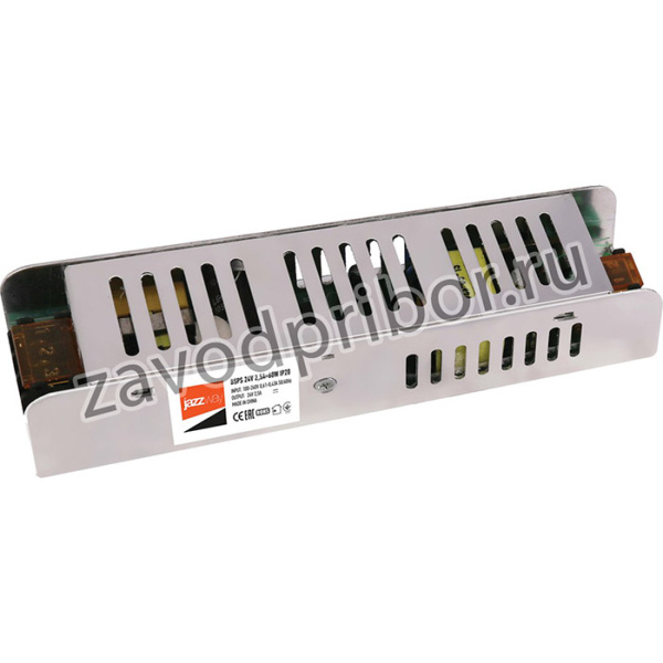 Драйвер BSPS 24V 2,5A=60W IP20 блок питания для светод. лент .5015500 Jazzway