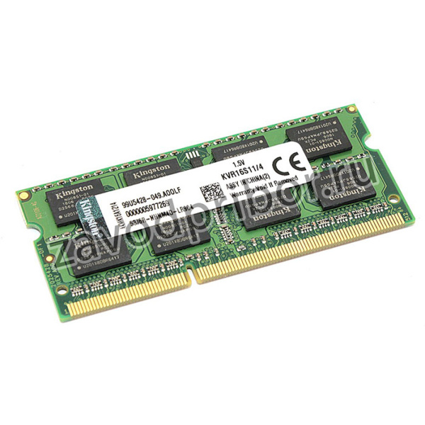 Модуль памяти Kingston SODIMM DDR3 4GB 1600 MHz 1.5V 204PIN PC3-12800
