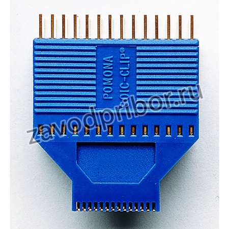 5250, Тест-клипса, PIN: 8, синий, Расст.между рядами: 10,92/6,6мм