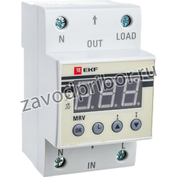 Реле напряжения с дисплеем MRV 50A PROxima MRV-50A