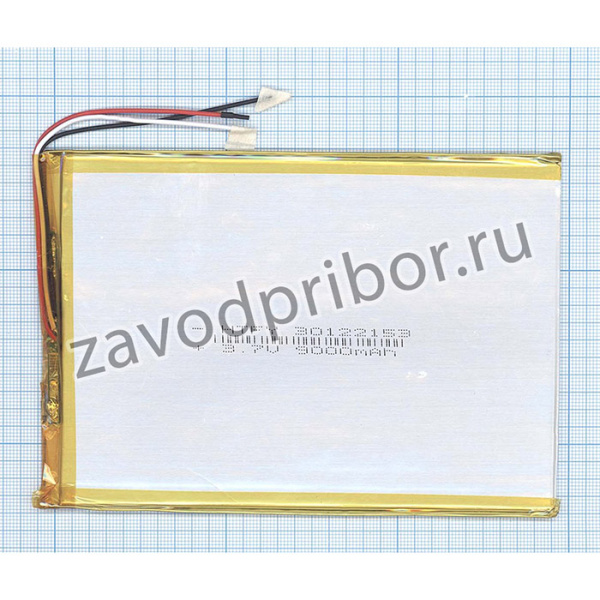 Аккумулятор универсальный 3x122x153 мм 3.8V 9000mAh Li-Pol (3 Pin)