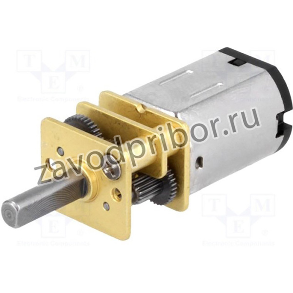 POLOLU-3062, Двигатель: DC, с редуктором, HPCB, 6ВDC, 1,5А, Ось: D профиль