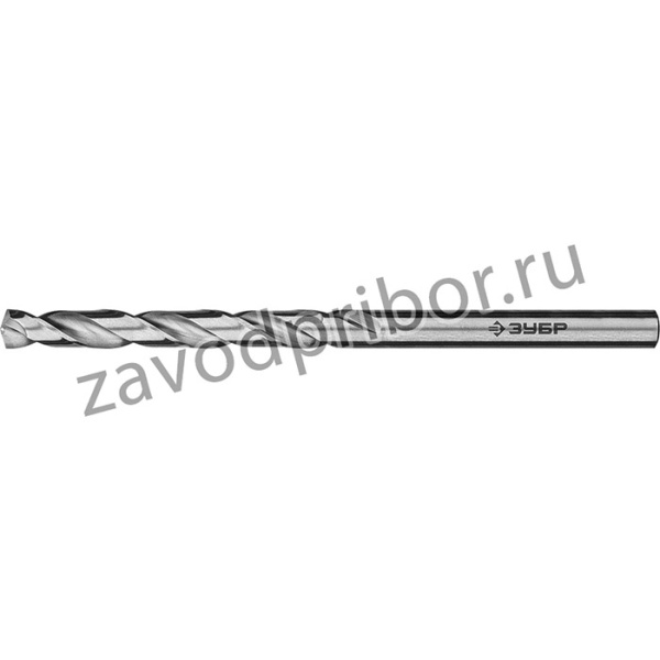 29625-4.5, ЗУБР ПРОФ-А 4.5х80мм, Сверло по металлу, сталь Р6М5, класс А