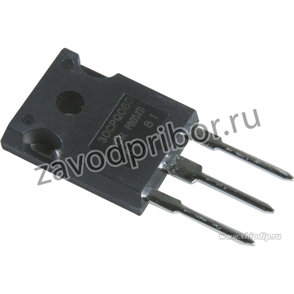 VS-30CPQ060-N3, Диод Шоттки, 2 х 15А, 60В, общий катод [TO-247AC] (VS-30CPQ060PBF)