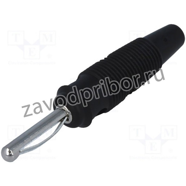 VQ 30 SW, Вилка; "банан" 4мм; 16А; 60ВDC; черный; 3мОм; 1,5мм2