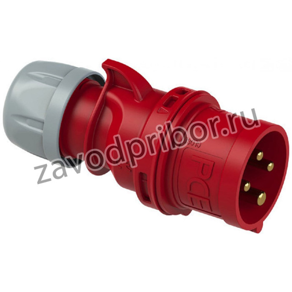 Вилка кабельная 32А 400V 3P+E IP44 024-6