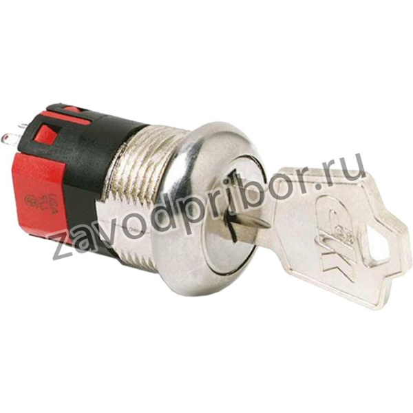 Y200AA2C203NQ, Переключатель замок для РЭА, 3, Алгоритм раб ON-ON-ON, d19,3мм