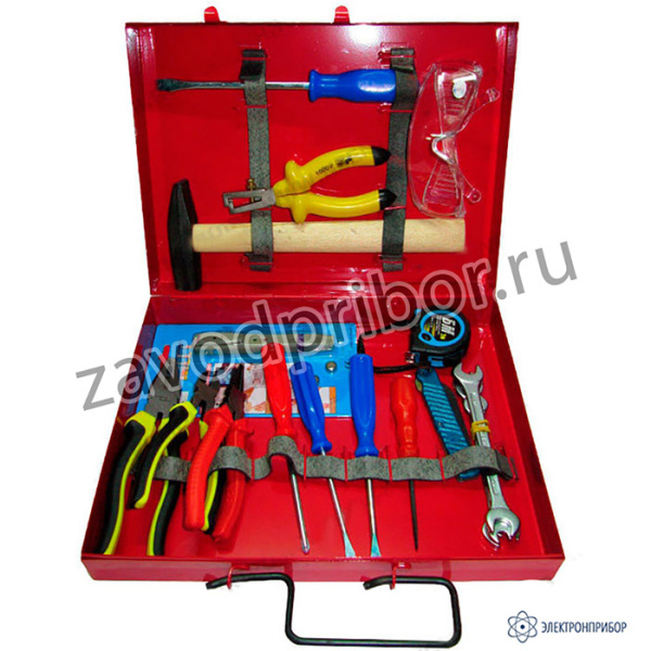 НЭ в металлическом футляре — набор электромонтажника