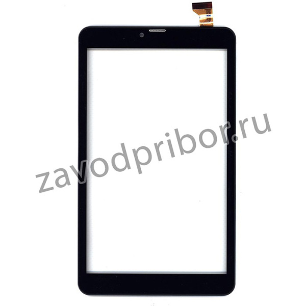 Сенсорное стекло (тачскрин) для Irbis TZ831 черное с рамкой