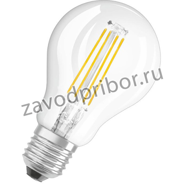 Лампа светодиодная филаментная LED SC P60 5W/827 5Вт шар 2700К тепл. бел. E27 600лм 220-240В прозр. стекло OSRAM 4058075212510