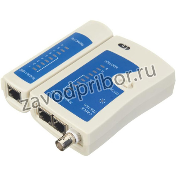 Кабельный тестер RJ45, RJ11, RJ12, BNC (NS 468Bv2) Netko (замена 54397)