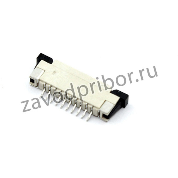 Разъем FPC Half Coverage Top Contact 1.0K-BS-10PWB 10 pin высота 2мм шаг 1мм