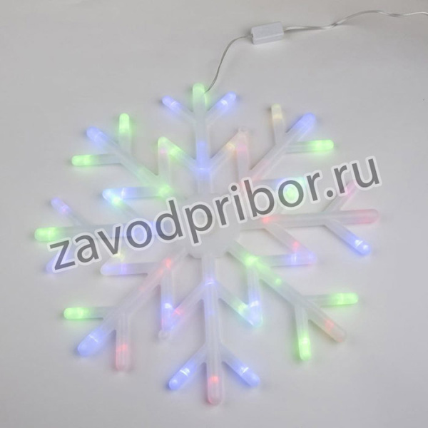 Светодиодная фигура Снежинка ULD-H4040-048/DTA RGB, IP20, SNOWFLAKE UL-00007250