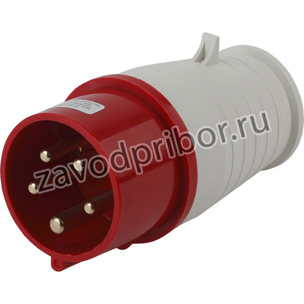 Вилка ЭРА V-16-3P-PE-N-IP44 переносная 015 3Р+РЕ+N 16А 380В IP44 Б0032851