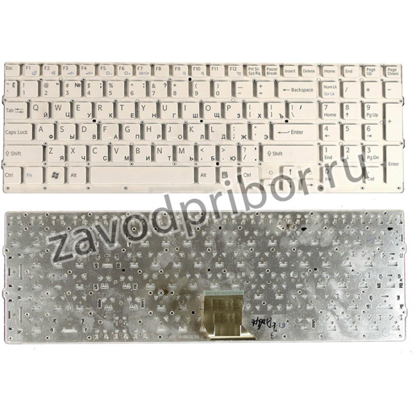 Клавиатура для ноутбука Sony Vaio VPCCB VPC-CB VPC-CB17 белая