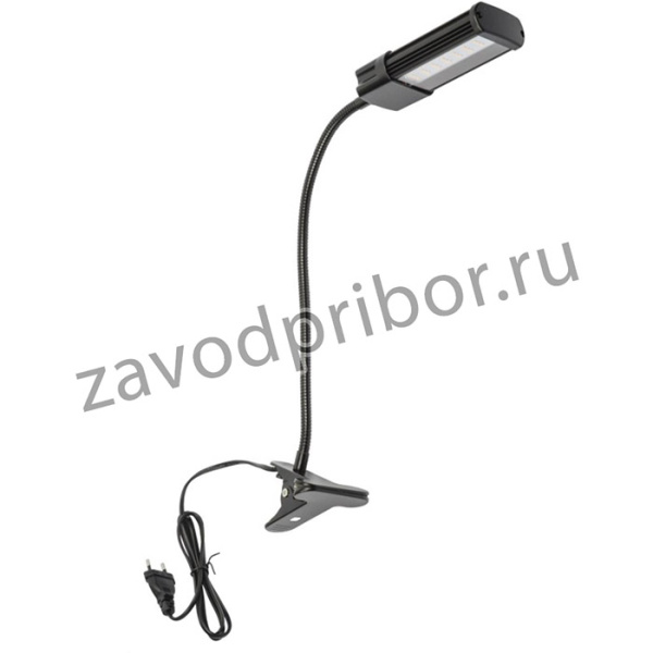 UL-00009250, Светильник ULT-P31-12W/SPLE/40 IP40 BLACK SINGLE для растений светодиодный на прищепке Спектр для фотосинтеза TM Uniel