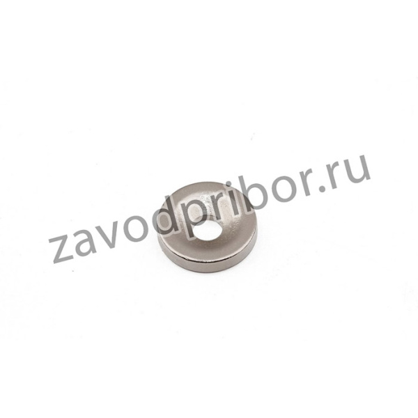 Неодимовый магнит диск 10х2 мм с зенковкой 3/6 мм, N33