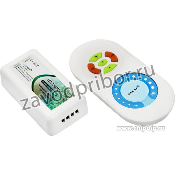 143-103-3, LED диммер 12-24 V, 2.4G одноканальный беспроводной с пультом Д/У
