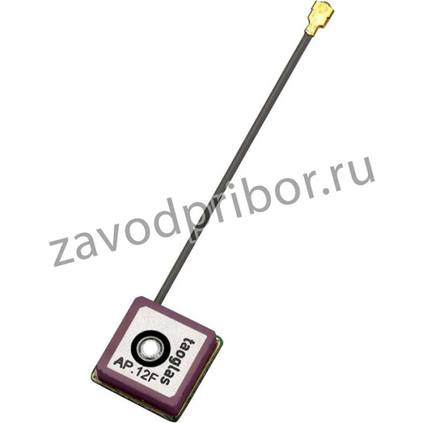 AP.12F.07.0045A, Patch Antenna, 1.57542GHz, 2 VSWR, -5dBi Gain, 50ohm, Right Hand Circular Polarisation