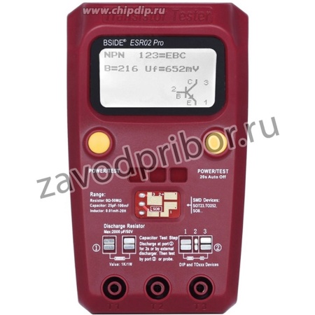 ESR02 PRO измеритель электронных компонентов