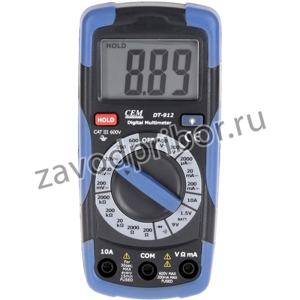 DT-912, Мультиметр цифровой