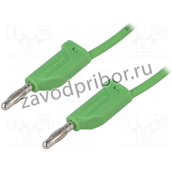 MFK151200-GN, Измерительный провод, 70ВDC, 33ВAC, 16А, с осевым гнездом 4м