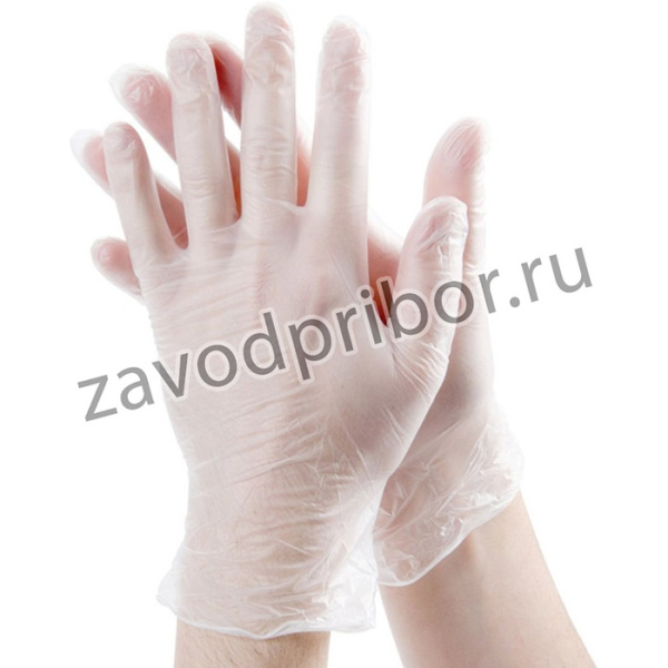 Перчатки виниловые Лапочки L-50 50 шт/уп 60246