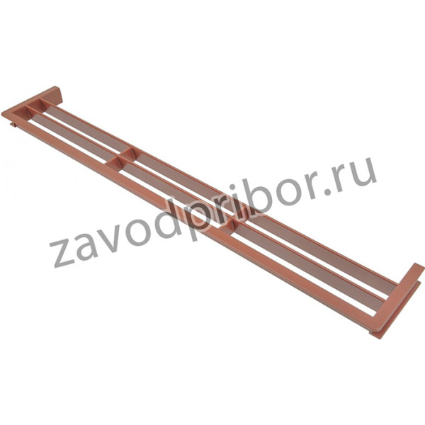 Решетка вентиляционная для цоколя (390х65 мм; вишневая) 2190-449-CL