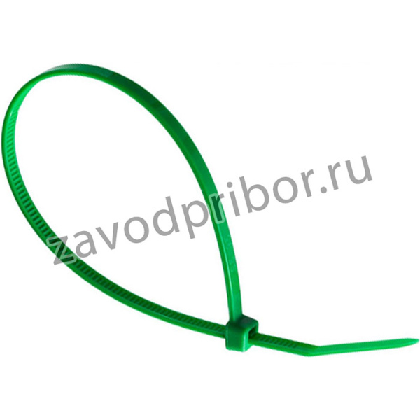 Стяжки нейлоновые КСС 4*200 зел уп.100шт 55119