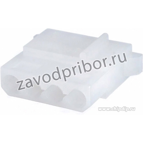 1-480424-0, Корпус разъема Commercial MATE-N-LOK, розетка 4PIN без контактов