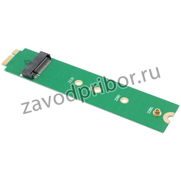 Переходник на SSD M.2 (NGFF) 12+6 для MacBook Air 2010-2011 A1369; A1370 Большой