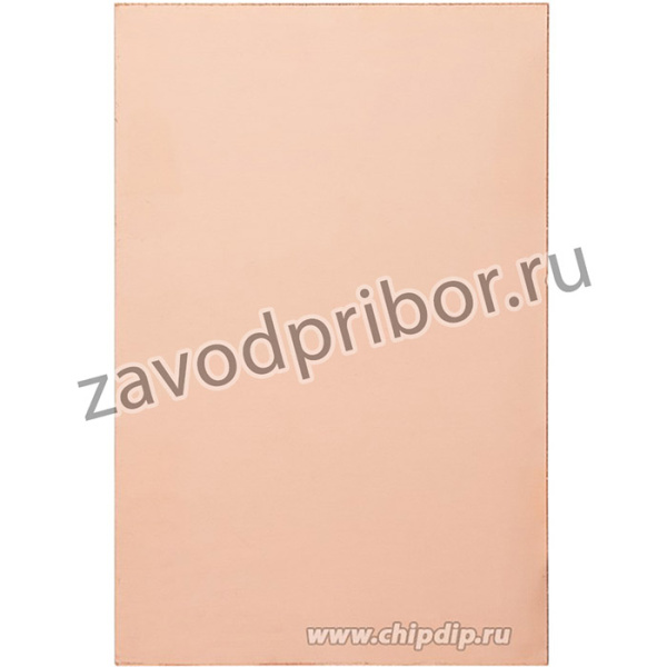 09-4040, Стеклотекстолит 1-сторонний 100x150x1.5 мм 35/00 (35 мкм)