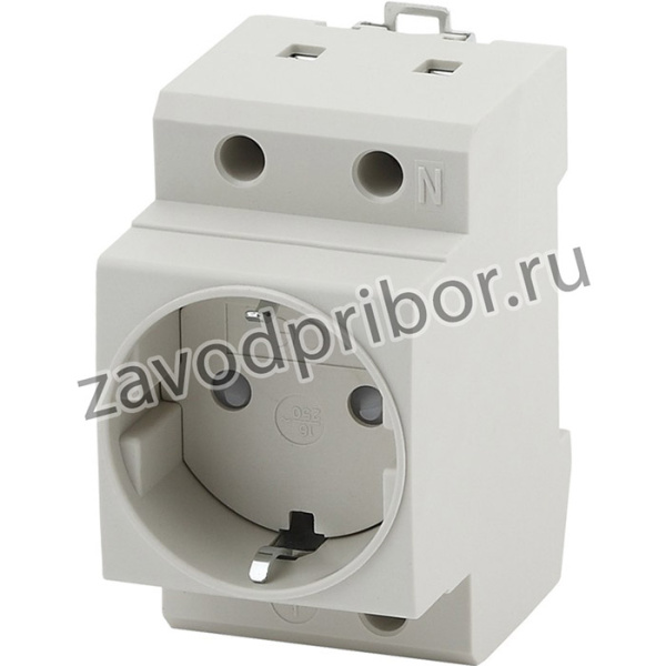 Розетка на DIN-рейку ЭРА PRO MRD10-16-E 16А с заземлением Б0057482