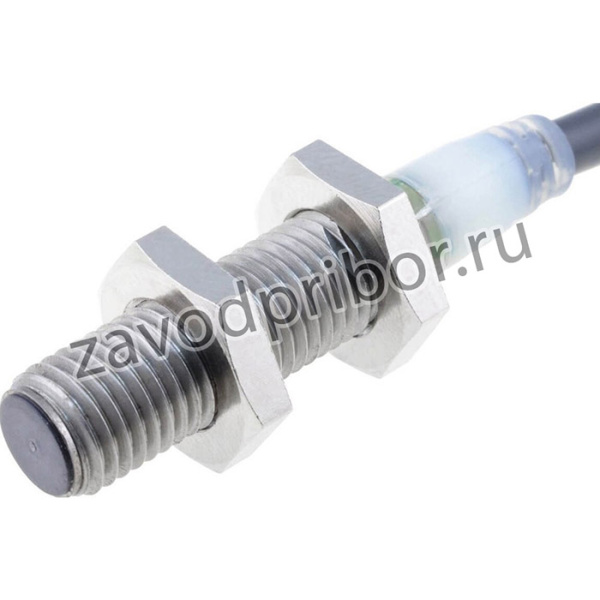 E2AS08KS02WPB1, Датчик: индуктивный, Конф.выхода: PNP / NO, 0-2мм, 12-24ВDC, М8