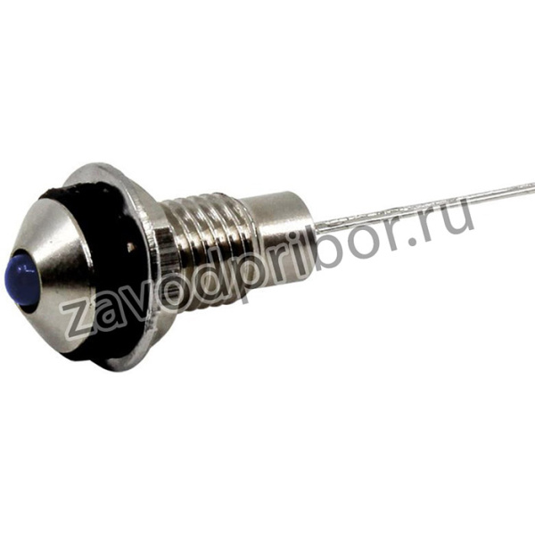 CDLB-0-8711-9933-I, LED PANEL INDICATOR, 6MM, BLU, 28VDC