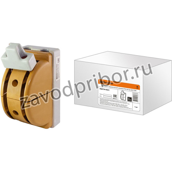 Рубильник керамический РК2-60 2p 60А TDM