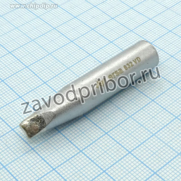 Жало паяльное 832VD (к PowerTool), (0832VD), Клин 5.0мм, толщина 1.4мм.