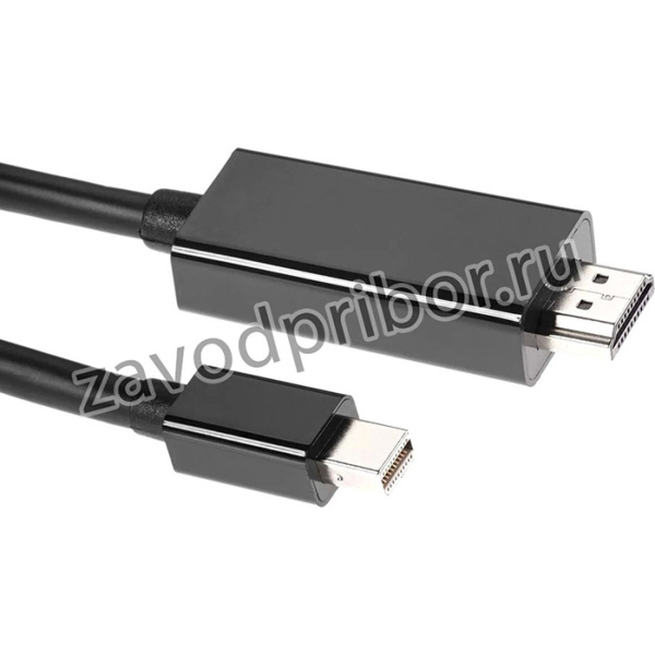 Кабель-переходник Telecom Mini DisplayPort M/HDMI M (TA695), Кабель-переходник Mini DisplayPort M = HDMI M 1.8m Telecom TA695
