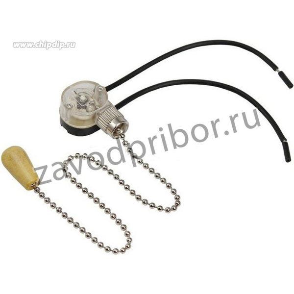 Выключатель с цепочкой длина 30 см цвет хром