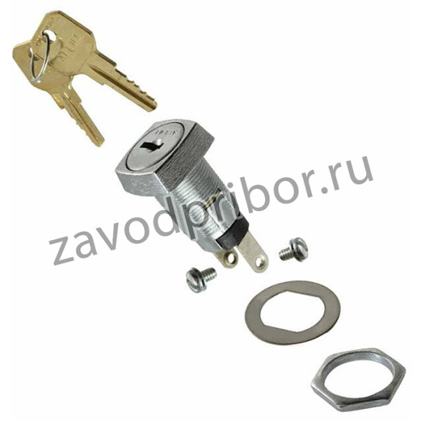 2SKF132AEL01, SWITCH, KEY OPERATED, SPST, 1A, 120V