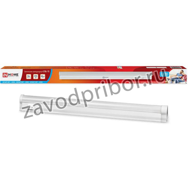 Светильник светодиодный СПБ-Т5 5Вт 4000К 230В 450лм IP40 300мм IN HOME 4690612004921