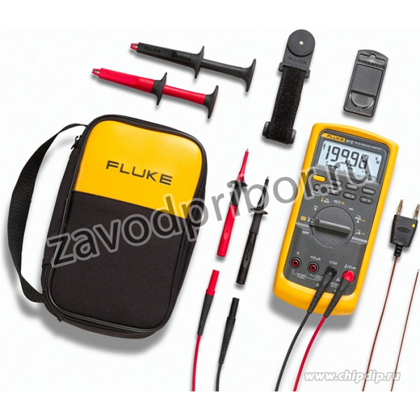 Fluke 87V/E2 Kit, Промышленный комбинированный комплект для электриков (Госреестр РФ)