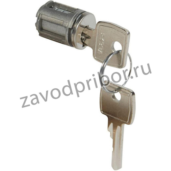 Замок для XL3 400 тип №2433А для металлических или остекленных дверей (в комплекте 2ключа) Leg 020294