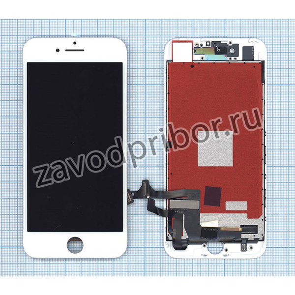 Дисплей (экран) в сборе с тачскрином для iPhone 7 (Tianma) белый
