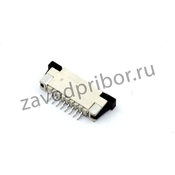 Разъем FPC Half Coverage Top Contact 1.0K-BS-8PWB 8 pin высота 2мм шаг 1мм