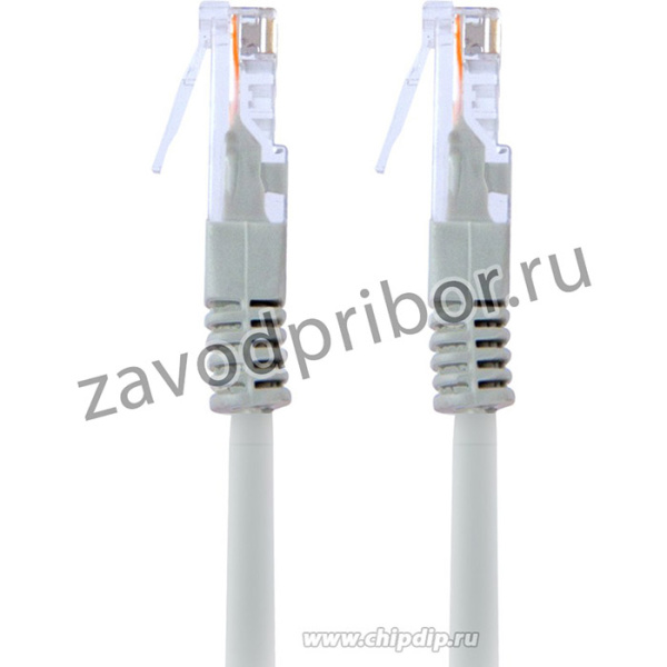 SP3056, Патч корд cat.5E, RJ45 вилка - RJ45 вилка, 5.0м, серый