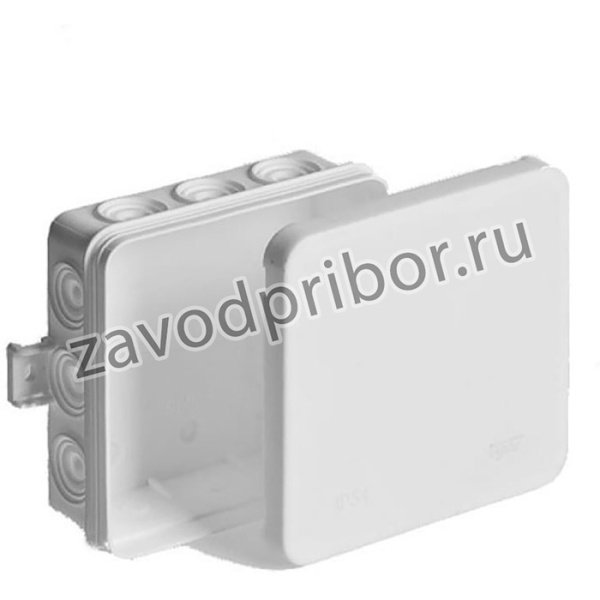 Коробка распределительная ОП 100х100х35мм 12 вводов IP54 бел. 67095Б 67095Б