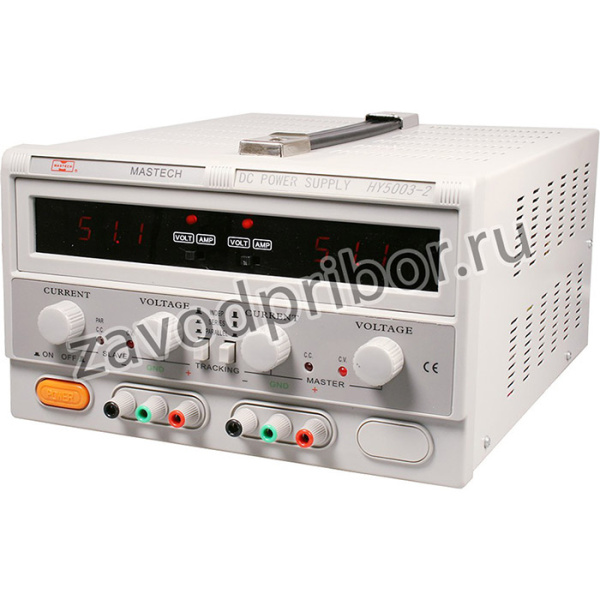 HY5003-2, Источник питания 0-50В/3Ax2